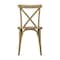 Flash Furniture HERCULES Commercial Chestnut Indoor/Outdoor Wood Look Resin Cross Back Chair L-9-M2-CHSNT-GG - alternate 2